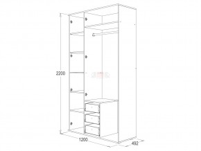 Шкаф 3-х створчатый Ольга 14 в Троицке - troick.mebel74.com | фото 2