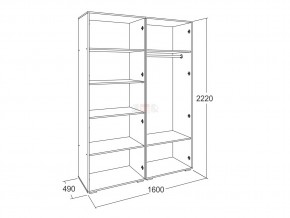 Шкаф 4-х створчатый Ольга 17 в Троицке - troick.mebel74.com | фото 2