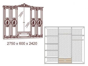 Шкаф 6-и дверный с зеркалами в Троицке - troick.mebel74.com | фото