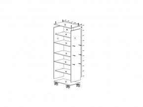 Шкаф 600 для одежды (ДО) ДМ ТМК Дуб млечный в Троицке - troick.mebel74.com | фото 2