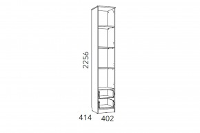 Шкаф для белья Фанк НМ 013.01-02 М1 с ящиками в Троицке - troick.mebel74.com | фото 3