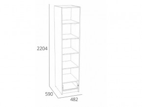 Шкаф для одежды Оттавия НМ 011.20 Антрацит в Троицке - troick.mebel74.com | фото 2