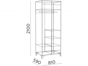 Шкаф двухдверный Гринвич мод.8 в Троицке - troick.mebel74.com | фото 3