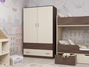 Шкаф двухстворчатый бодега-дуб молочный в Троицке - troick.mebel74.com | фото