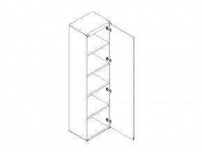 Шкаф JREG 1d Индиана Дуб Саттер в Троицке - troick.mebel74.com | фото 2