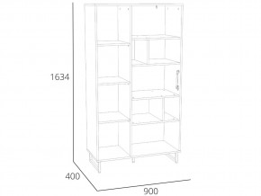 Шкаф комбинированный Фолк НМ 014.58 в Троицке - troick.mebel74.com | фото 2