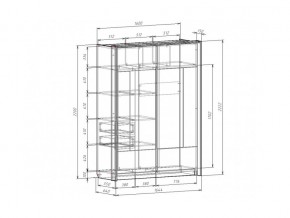 Шкаф-купе 1600 Либерти в Троицке - troick.mebel74.com | фото 4