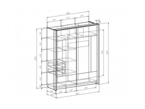 Шкаф-купе 1800 Либерти в Троицке - troick.mebel74.com | фото 4