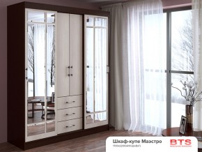 Шкаф-купе Маэстро венге/лоредо в Троицке - troick.mebel74.com | фото