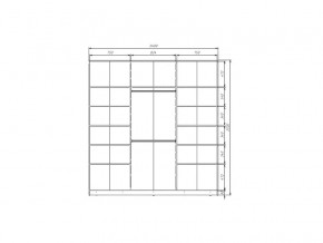 Шкаф-купе Max МШ-25-6-24/2-999 пленка Oracal светло-серая в Троицке - troick.mebel74.com | фото 2