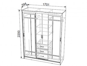 Шкаф-купе ШКП 1 NN в Троицке - troick.mebel74.com | фото 3