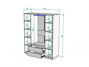 Шкаф Malta light H302 Белый в Троицке - troick.mebel74.com | фото 2