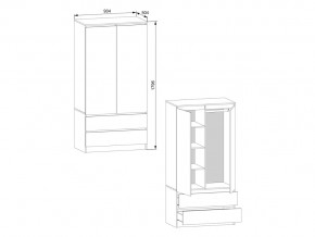 Шкаф Мори МШ900.1 Белый в Троицке - troick.mebel74.com | фото 3