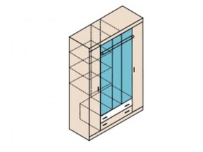 Шкаф Ника Н13 для одежды с ящиками в Троицке - troick.mebel74.com | фото 2