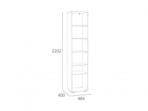 Шкаф-пенал Элиот НМ 041.72 в Троицке - troick.mebel74.com | фото 2