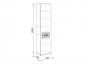 Шкаф пенал М12 Тиффани в Троицке - troick.mebel74.com | фото 2