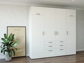 Шкаф распашной 2400Б Жемчуг в Троицке - troick.mebel74.com | фото