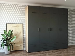 Шкаф распашной 2400К Антрацит в Троицке - troick.mebel74.com | фото 1