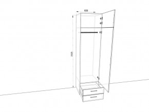 Шкаф распашной Ш639ЯМК Антрацит в Троицке - troick.mebel74.com | фото 2