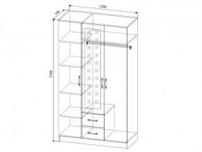 Шкаф Софи СШК1200.1 трехдверный в Троицке - troick.mebel74.com | фото 2