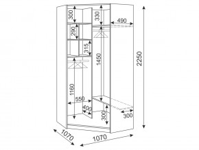 Шкаф угловой М34 Тиффани в Троицке - troick.mebel74.com | фото 3