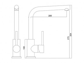 Смеситель Impact LM2104 в Троицке - troick.mebel74.com | фото 2