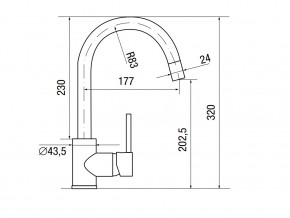 Смеситель Logic LM2101 в Троицке - troick.mebel74.com | фото 2