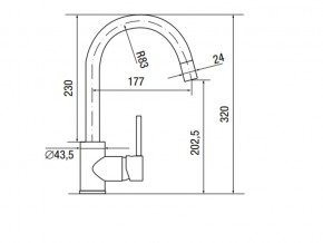 Смеситель Logic LM2101 Chrome в Троицке - troick.mebel74.com | фото 2