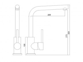 Смеситель Logic LM2103 хром в Троицке - troick.mebel74.com | фото 2