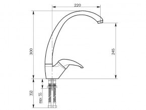 Смеситель MS-001 в Троицке - troick.mebel74.com | фото 2