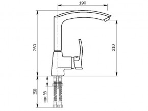 Смеситель MS-002 в Троицке - troick.mebel74.com | фото 2