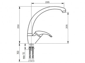 Смеситель MS-007 в Троицке - troick.mebel74.com | фото 2