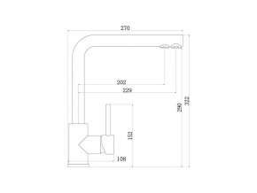 Смеситель Sprint logic LM2196 Stainless Steel в Троицке - troick.mebel74.com | фото 2