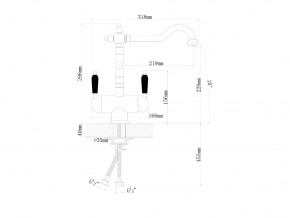 Смесители Florentina Ария бронза в Троицке - troick.mebel74.com | фото 2