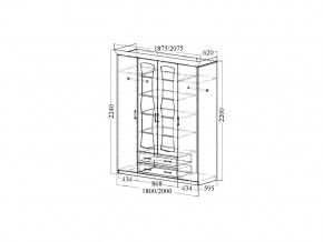 Спальня Венеция 2 в Троицке - troick.mebel74.com | фото 3