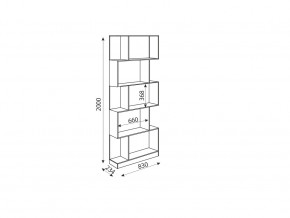 Стеллаж Дуглас модуль 5 в Троицке - troick.mebel74.com | фото 2