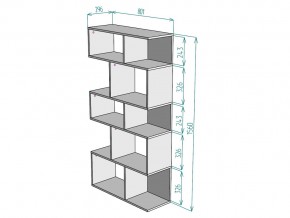 Стеллаж S6 в Троицке - troick.mebel74.com | фото 3