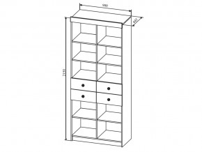 Стеллаж Сканди СД900.1 в Троицке - troick.mebel74.com | фото 2