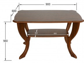 Стол журнальный Маэстро СЖ-01 орех в Троицке - troick.mebel74.com | фото 2