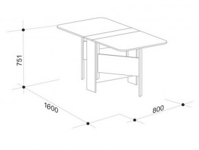 Стол-книжка Мечта 2 в Троицке - troick.mebel74.com | фото 7