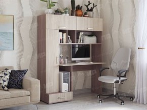 Стол компьютерный ПКС 1 ясень шимо в Троицке - troick.mebel74.com | фото 1