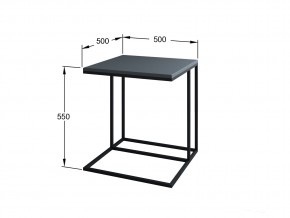 Стол придиванный Эгрет Графит в Троицке - troick.mebel74.com | фото 2