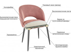 Стул Моли велюр синий в Троицке - troick.mebel74.com | фото 2