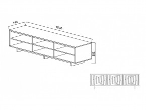 Тумба для ТВА Moderno-1800 Ф3 в Троицке - troick.mebel74.com | фото 4