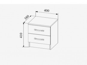 Тумба прикроватная Софи СТБ400.1 в Троицке - troick.mebel74.com | фото 2