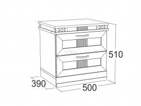 Тумба с 2-мя ящиками Ольга 18 в Троицке - troick.mebel74.com | фото 2