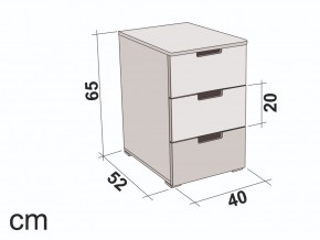 Тумба Svogen лаванда-белый в Троицке - troick.mebel74.com | фото 2