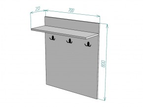 Вешалка Лофт V12 в Троицке - troick.mebel74.com | фото 3