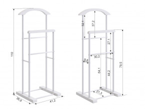 Вешалка Ника напольная графит в Троицке - troick.mebel74.com | фото 2