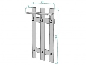 Вешалка V2 в Троицке - troick.mebel74.com | фото 3